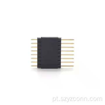 Conector de cabeçalho de pino de 2,54 mm reto 8P